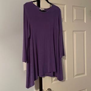 Coldwater Creek size Lg purple tunic